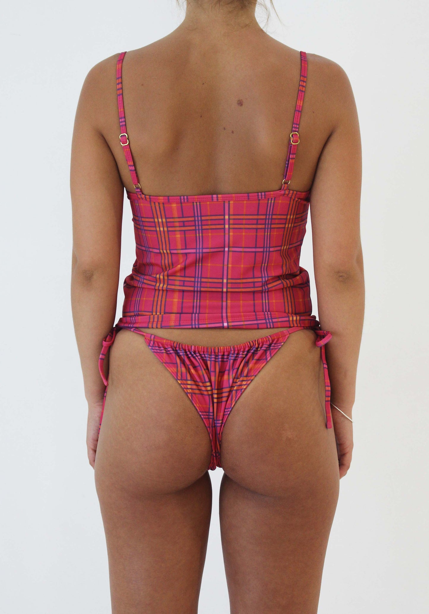 LUCIA TOP in PLAID